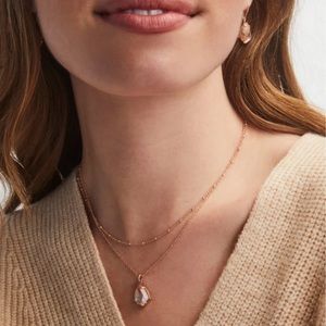 Kendra Scott Cory Multi Strand Necklace & Drop Earrings